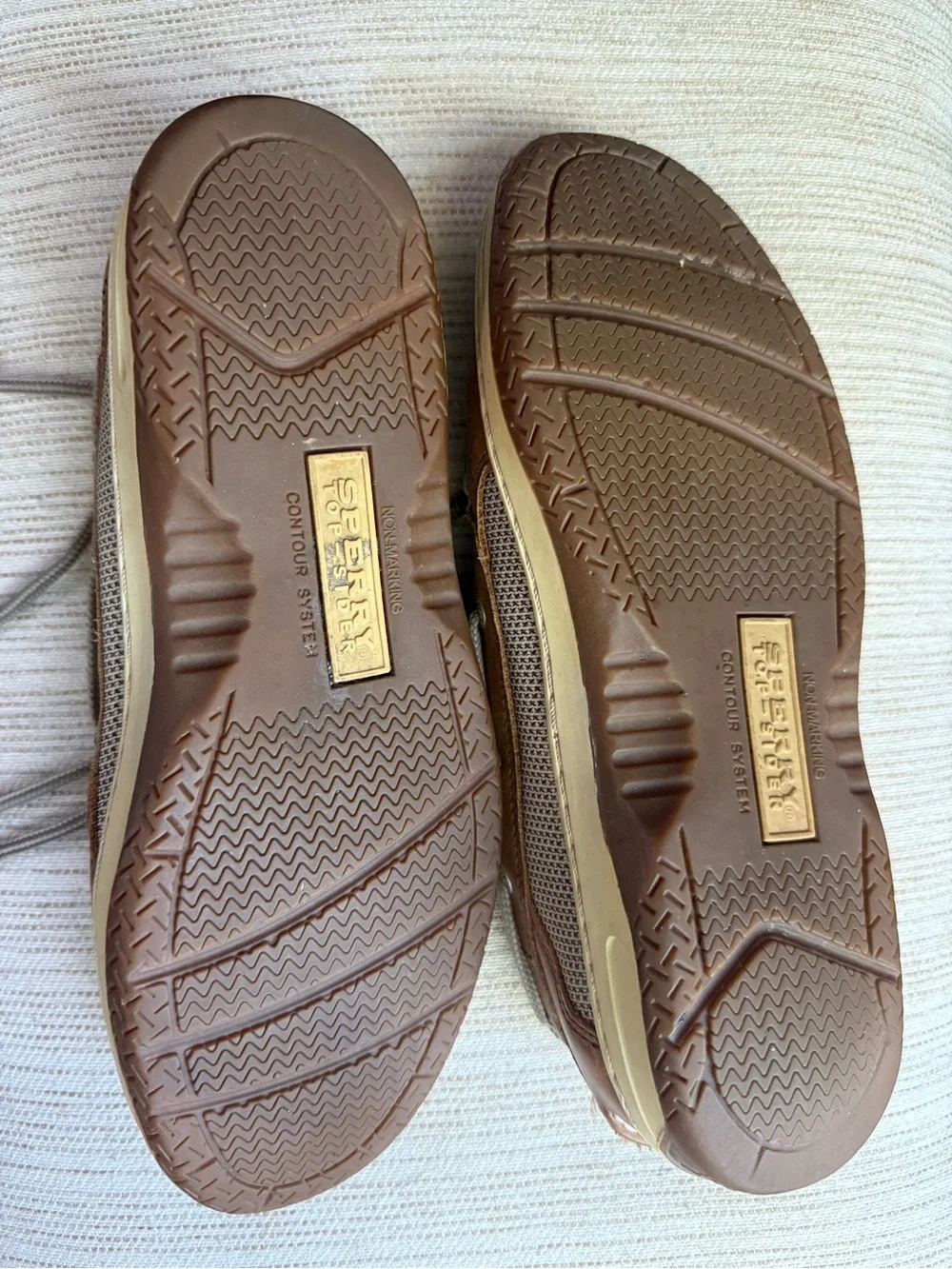 Sperry Tan/Brown Leather Boat Shoes
